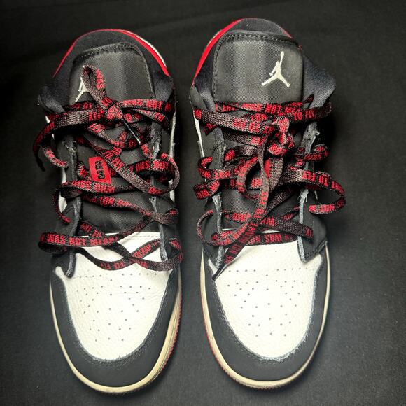 Nike Air Jordan 1 Low GS Black Toe Men's Shoes  - Size 7 - Picture 3 of 8